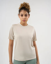 Women's AUSM5X™ Mesh Tee - Ivory Mist